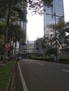 random building and tree