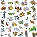 Random cartoon animal collection
