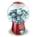 Random Chance Luck Gumball Machine Dispenser