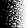 Random circles, dots noise half-tone pattern. Speckles, dotted background. Pointillist, pointillism texture. Scatter, dispersion