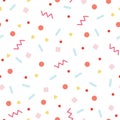 Random colorful confetti pattern