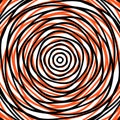 Random concentric circles. Abstract background with irregular ci