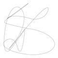 Random curvy, squiggle, freehand abstract shape. Squiggle, wriggle distortion, deformation effect element