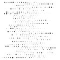 Random dots half-tone element. random speckle, stipple geometric pattern. circles halftone pattern. polka dots, screntone design