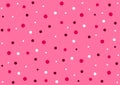 Random dotted pink pattern background wallpaper for designs