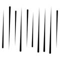 Random, dynamic lines pattern. Vertical, straight parallel lines. Irregular stripes. Streaks, strips uneven lines. Abstract