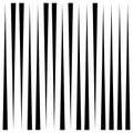 Random, dynamic lines pattern. Vertical, straight parallel lines. Irregular stripes. Streaks, strips uneven lines. Abstract Royalty Free Stock Photo