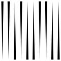 Random, dynamic lines pattern. Vertical, straight parallel lines. Irregular stripes. Streaks, strips uneven lines. Abstract Royalty Free Stock Photo