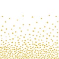 Random Falling Golden Dots Background Royalty Free Stock Photo