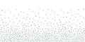 Random Falling Silver Dots Background