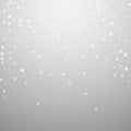 Random falling stars Christmas background. Subtle Royalty Free Stock Photo