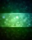 Random flying space lens blurred dust particles illumination rectangle background template vector