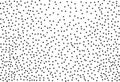 Random halftone. Pointillism style. Background with irregular, chaotic dots, points, circle.