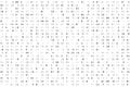 Random hex code stream. Matrix background. Vector illustration isolated on white background