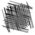 Random lines grid, mesh. Dynamic, irregular overlap, intersect lines, stripes. Jumble, reticulate geometric element. random lines