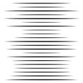 Random lines halftone element. Random horizontal lines. Irregular straight, parallel stripes. Strips, streaks half-tone geometric