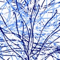 Random lines, shapes geometric abstract art. Colorful duotone scattered design artistic illustration. Irregular, clutter noise,