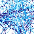 Random lines, shapes geometric abstract art. Colorful duotone scattered design artistic illustration. Irregular, clutter noise,