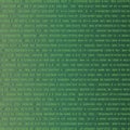 Random number generator. Numbers with the algorithm in chaotic order on a green background. Flat illustration EPS 10