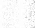 Random numbers 0 and 9. Background in a matrix style. Binary code pattern with digits on screen, falling character. Royalty Free Stock Photo
