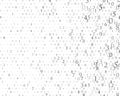 Random numbers 0 and 9. Background in a matrix style. Binary code pattern with digits on screen, falling character. Royalty Free Stock Photo