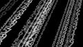 Science background random numbers on black exploring numerical code and data processing through data science and algorithm