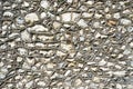 Flint ragstone rubble church wall. Royalty Free Stock Photo