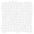 Random paving tiles pattern, texture, Revetment, stonework, stonewall cellular backdrop. Brickwork, wall grid, mesh
