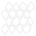 Random paving tiles pattern, texture, Revetment, stonework, stonewall cellular backdrop. Brickwork, wall grid, mesh