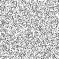 Random scattered polka dots, abstract black and white background