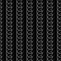 Random scribble circles. Concentric circles in a hand drawn styl