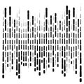 Random segmented lines pattern. dynamic dashed, irregular stripes. abstract geometric design