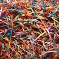 Shredded paper - ai generated image