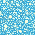 Random sloppy circles seamless pattern