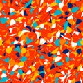 Random spots. Abstract art seamless pattern, paint spots.