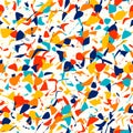 Random spots. Abstract art seamless pattern, paint spots.