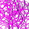 Random squiggle lines, intersecting random circles. Scribble, ta Royalty Free Stock Photo