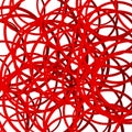 Random squiggle lines, intersecting random circles. Scribble, ta Royalty Free Stock Photo