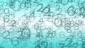 Digital data processing, artificial intelligence analytics Royalty Free Stock Photo