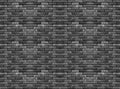 random weathered old dark black cement brick blocks stack wall texture surface background. for any vintage design artwork.