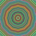 randomly arranged regular twelve-sided concentric dodecagons ideal as a cheerful and colorful background for creative designs