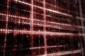 Randomly generated computer hexadecimal machine code abstract technological background 3d illustration