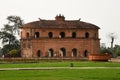 The Rang Ghar is a two-storeyed building which once served as the royal sports- pavilion.