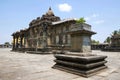 Ranganayaki, Andal, temple situated in the North West to Chennakeshava temple. Belur, Karnataka. View from North West. Royalty Free Stock Photo