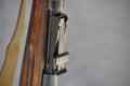 Mosin Nagant Rifle Range Finder Distance Scale at a Gun Shooting Range Royalty Free Stock Photo