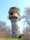 The range finder of the railway artillery battery of wartime. Baltiysk, Kaliningrad region