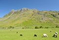 Langdale Pikes above Great Langdale, Lake District Royalty Free Stock Photo