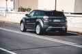 Rangerover grey italy rover range Royalty Free Stock Photo