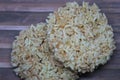 Ranginang is a kind of Indonesian thick rice cracker