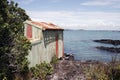 Rangitoto Island Boat Shed 02 Royalty Free Stock Photo